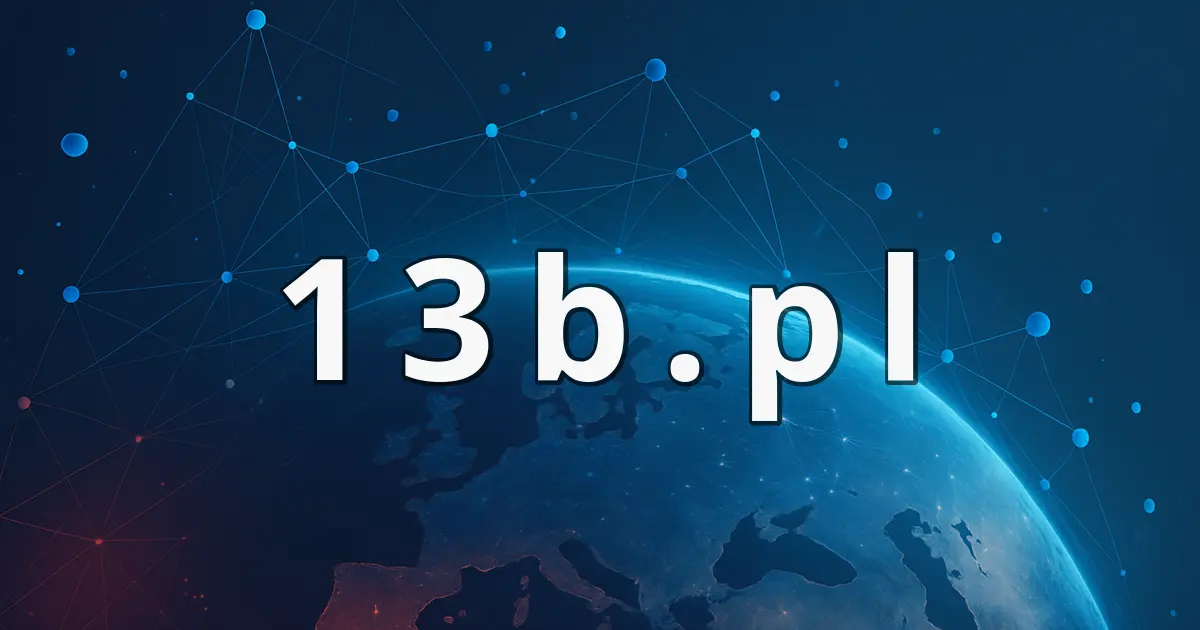13b.pl - domena na sprzedaż