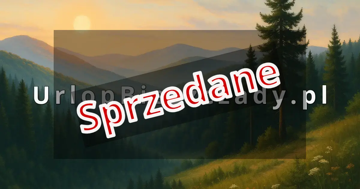 UrlopBieszczady.pl - domena sprzedana