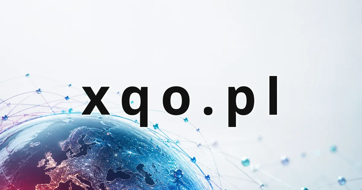 xqo.pl - domena na sprzedaż
